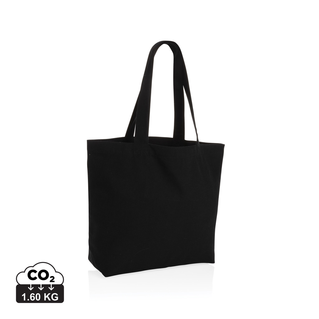 Impact Aware™ 240 gsm rcanvas shopper w/pocket undyed