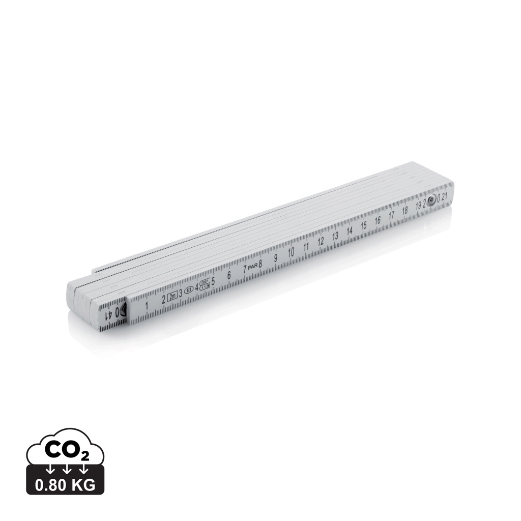 Fibreglass folding rule - 2m