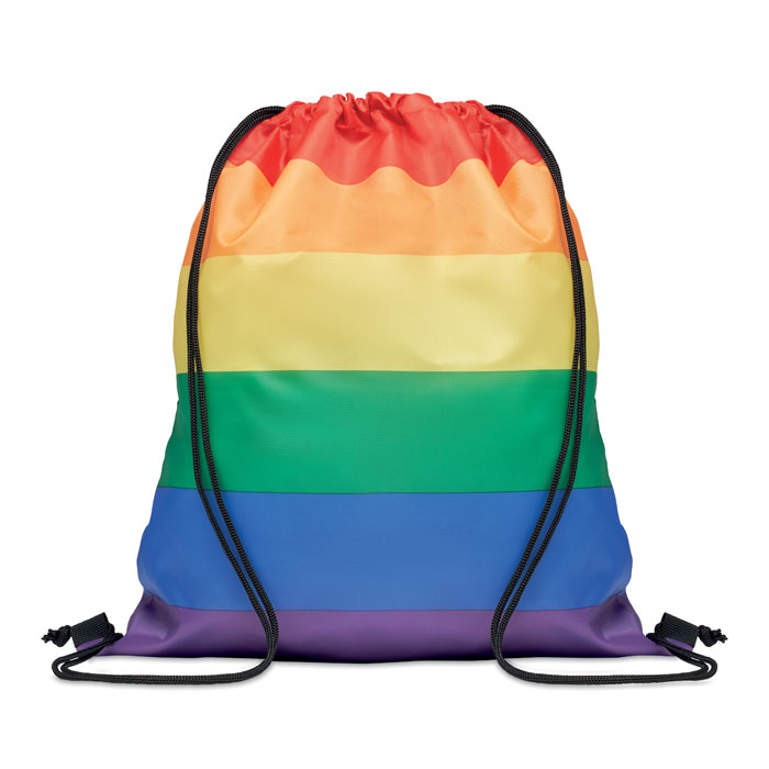 Rainbow Rpet Drawstring Bag
