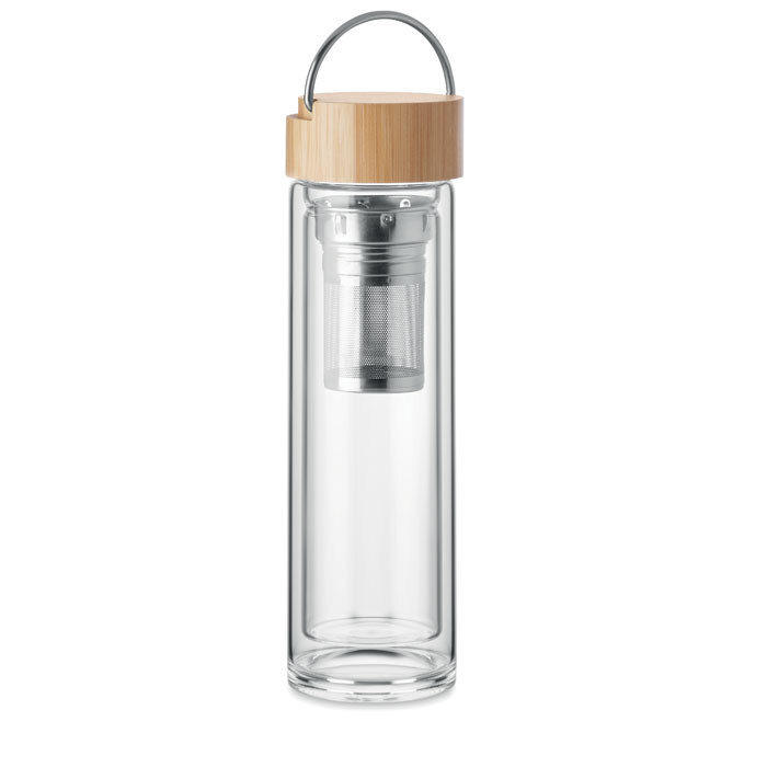 Double Wall Glass Bottle 400Ml