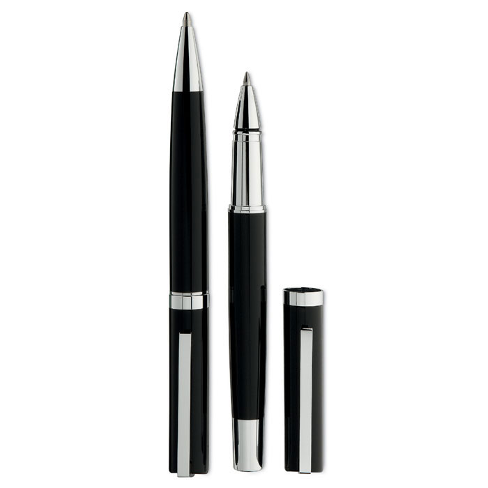 Pen And Roller In Paper Box