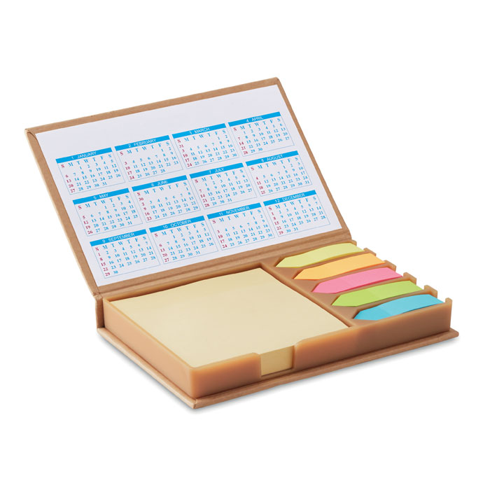 Desk Memo Set With Calendar
