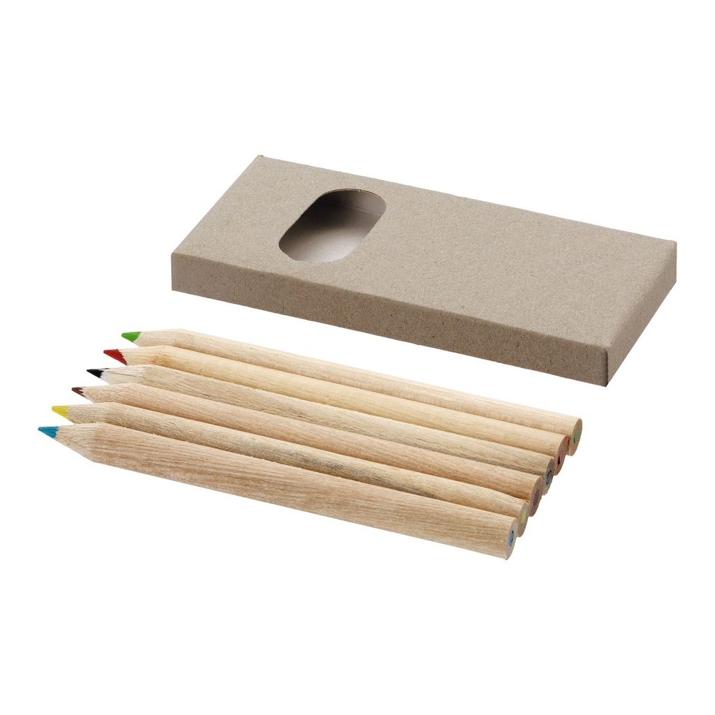 Ayola 6-piece coloured pencil set