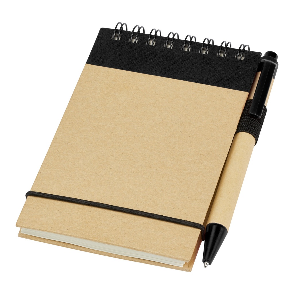Zuse A7 recycled jotter notepad with pen
