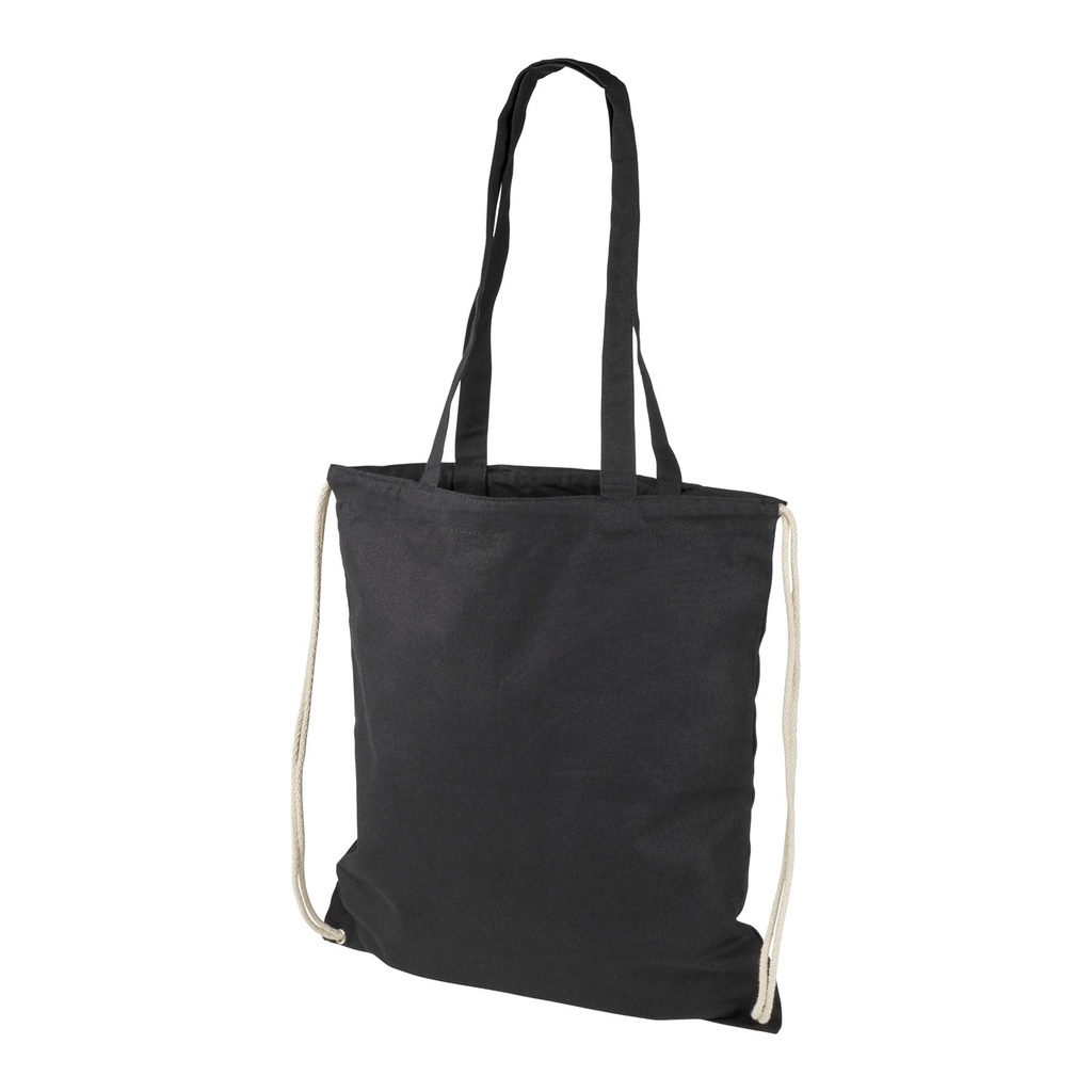 Eliza 240 g/m² cotton drawstring bag 6L