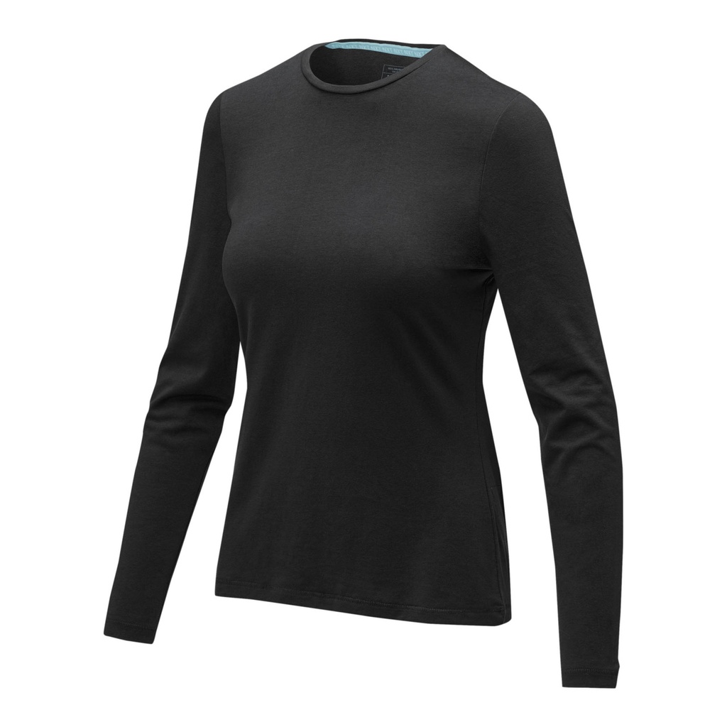 Ponoka long sleeve women's organic t-shirt