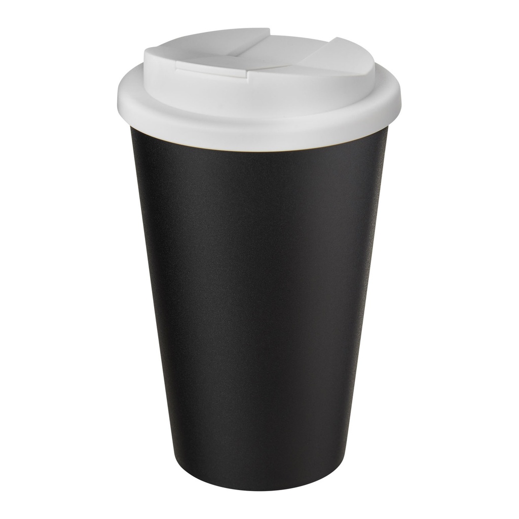 Americano® Eco 350 ml recycled tumbler with spill-proof lid
