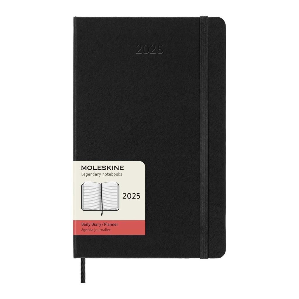 Moleskine hard cover 12 month L daily planner