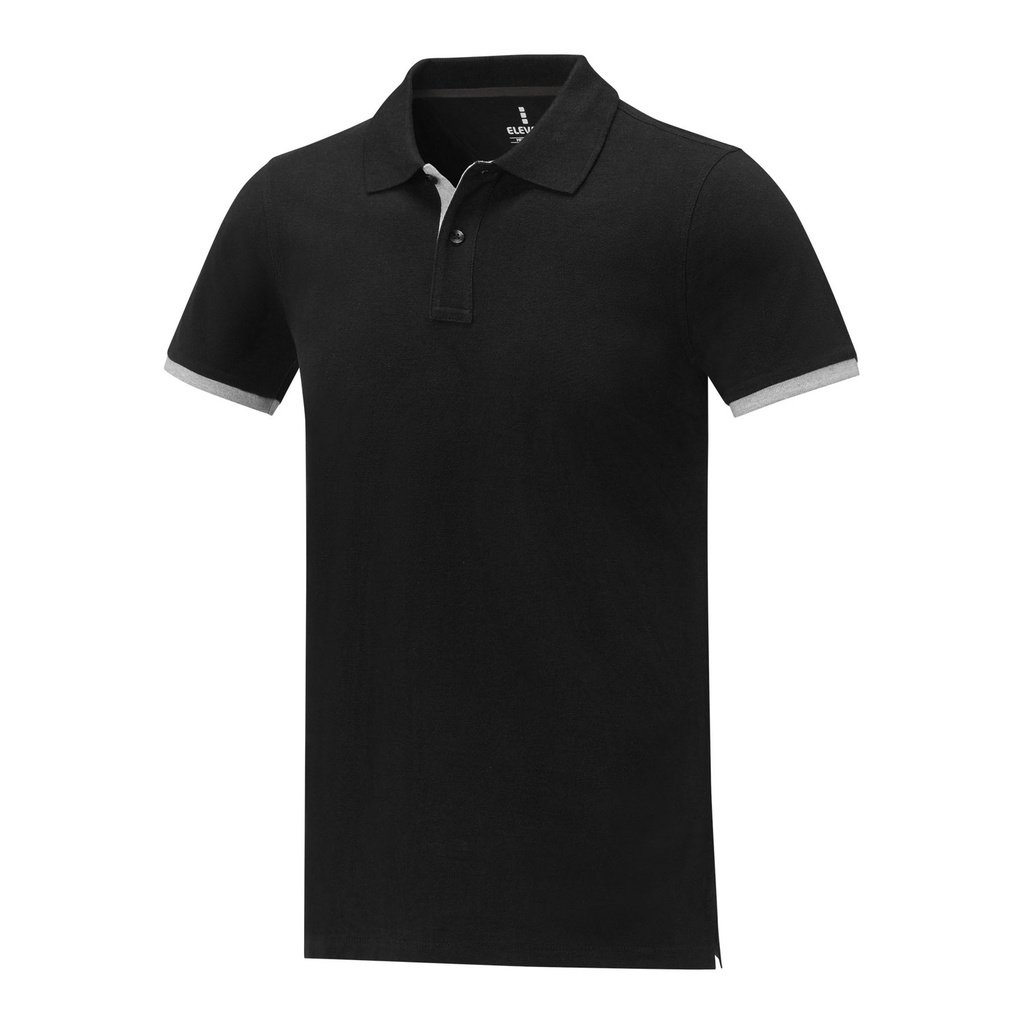 Morgan short sleeve men's duotone polo