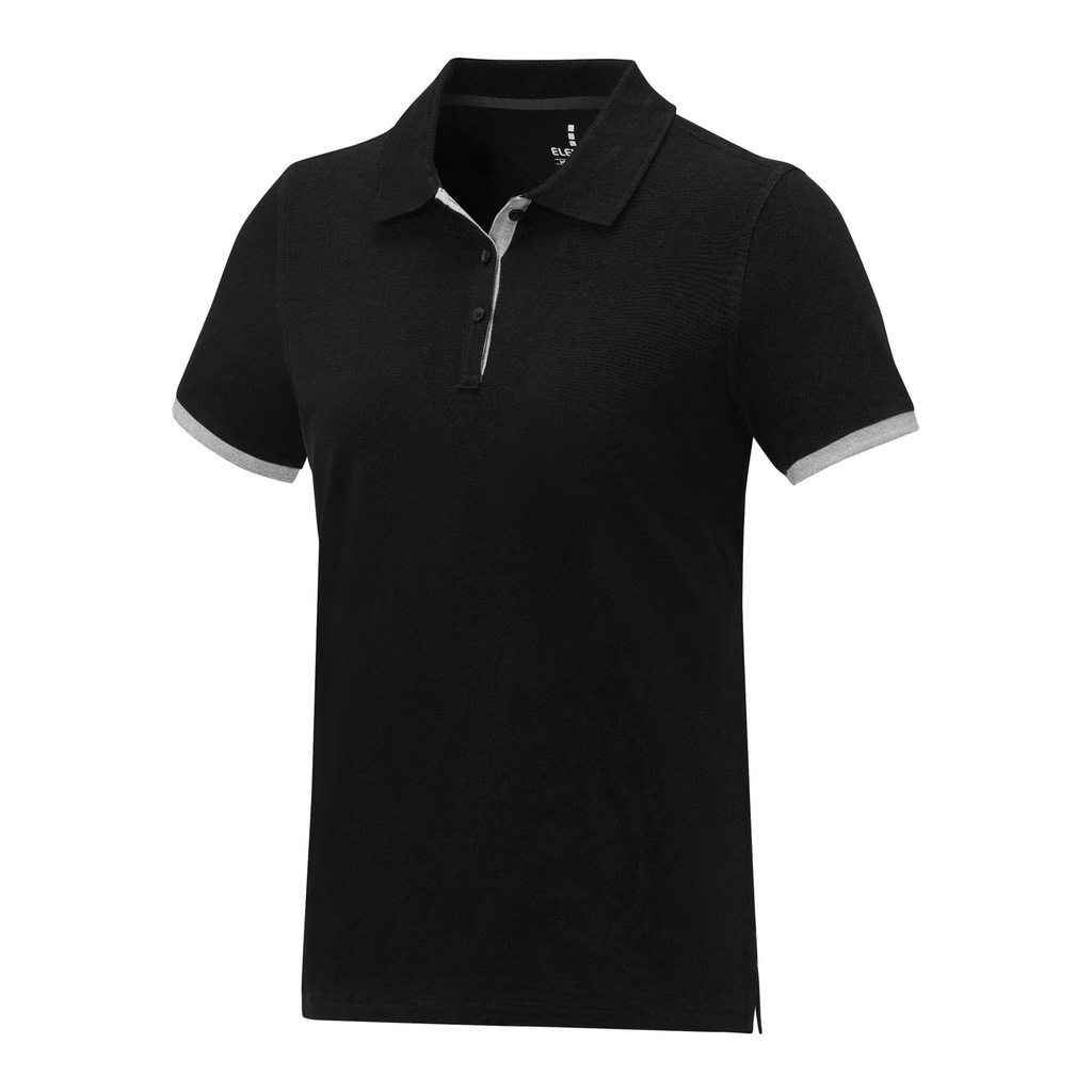 Morgan short sleeve women's duotone polo