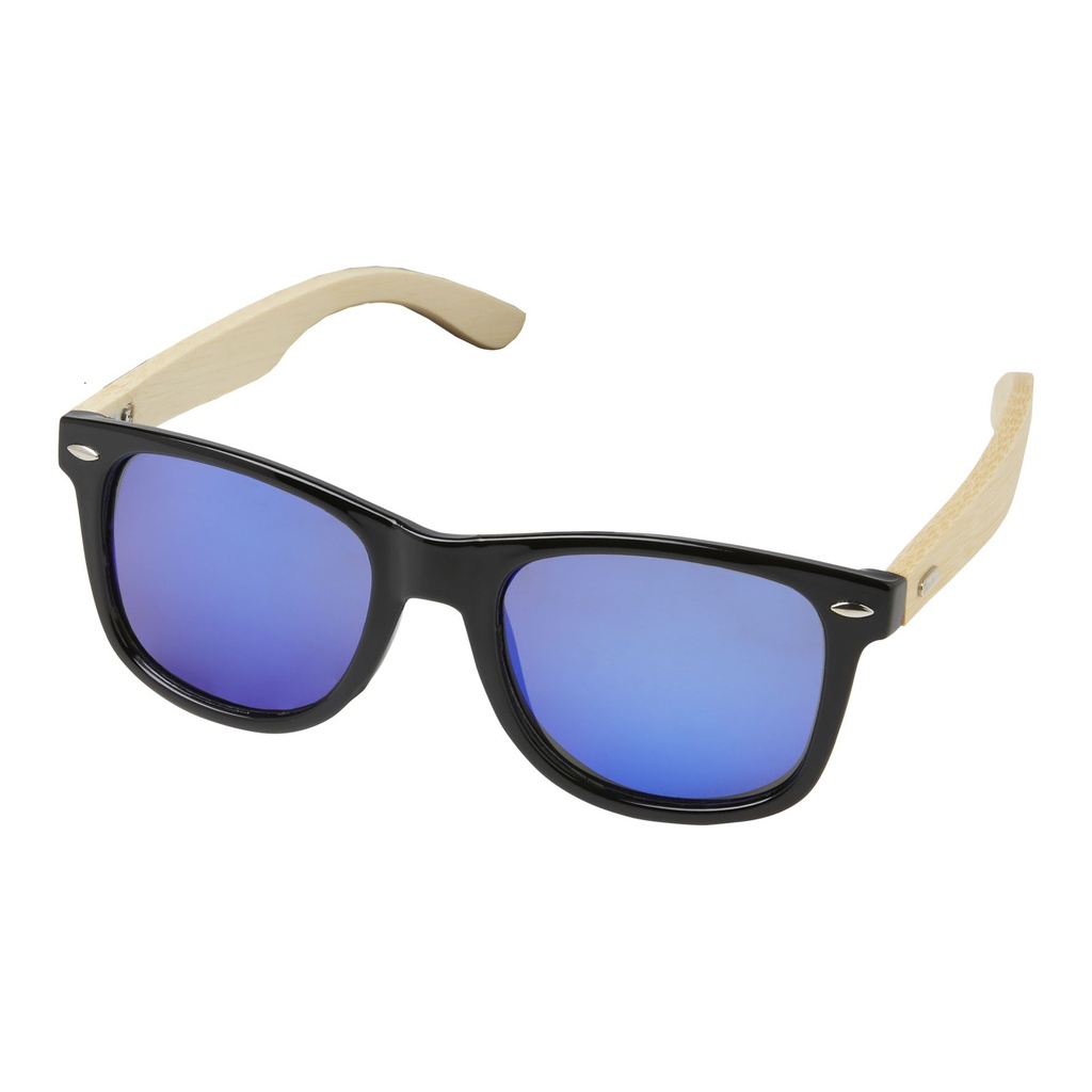Taiyō rPET/bamboo mirrored polarized sunglasses in gift box