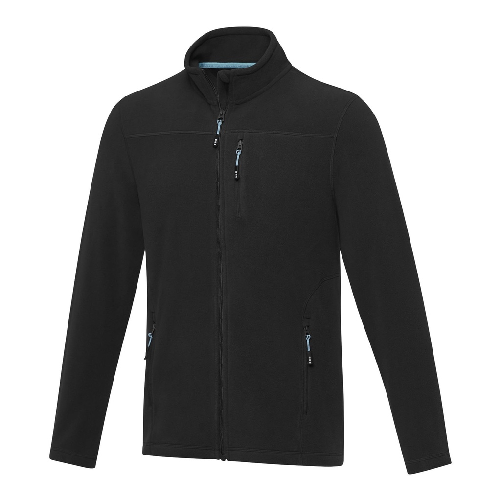 Amber men's GRS recycled full zip fleece jacket