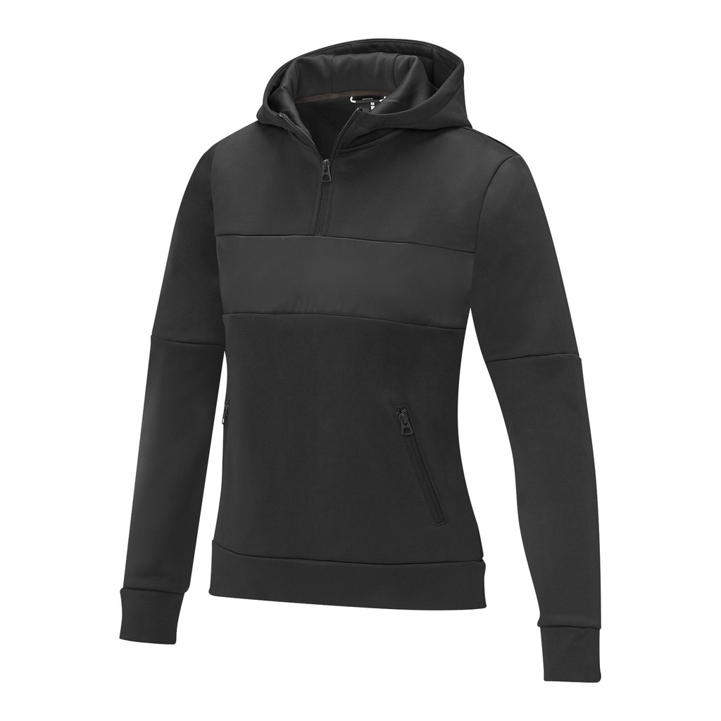 Sayan women's half zip anorak hooded sweater