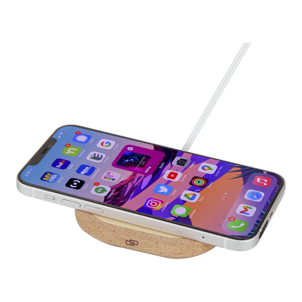 Cerris 15W cork wireless charging pad