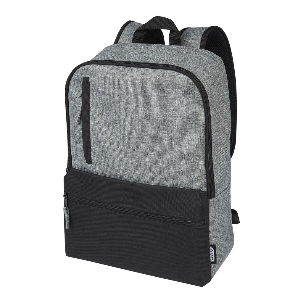 Reclaim 15" GRS recycled two-tone laptop backpack 14L
