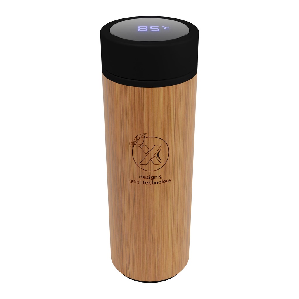SCX.design D11 500 ml bamboo smart bottle