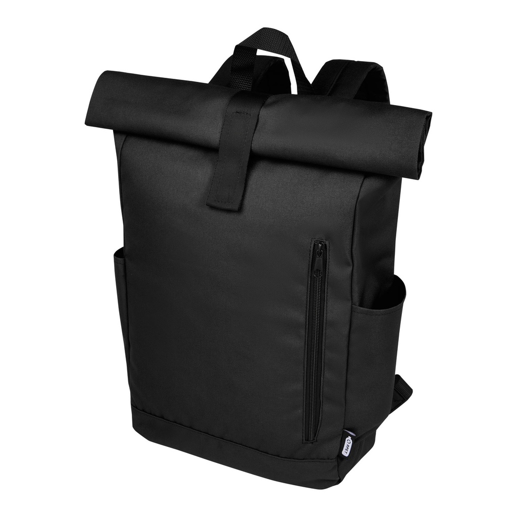Byron 15.6" GRS RPET roll-top backpack 18L