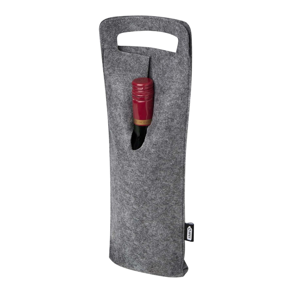 Felta 75 cl GRS recycled felt wine bag