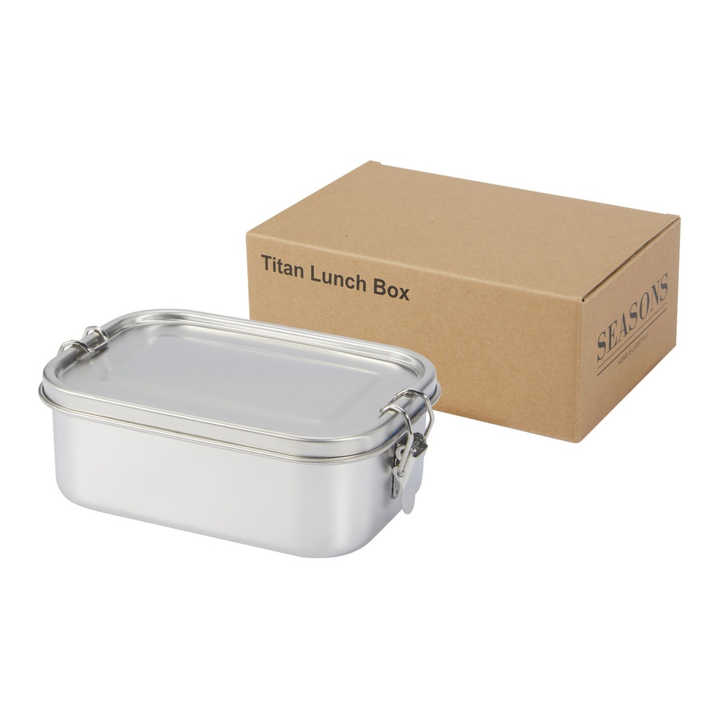 Titan recycled stainless steel lunch box