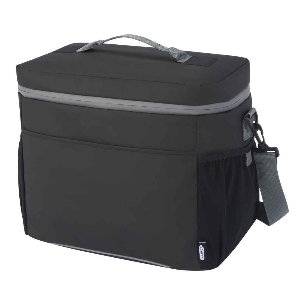 Aqua 20-can GRS recycled water resistant cooler bag 22L