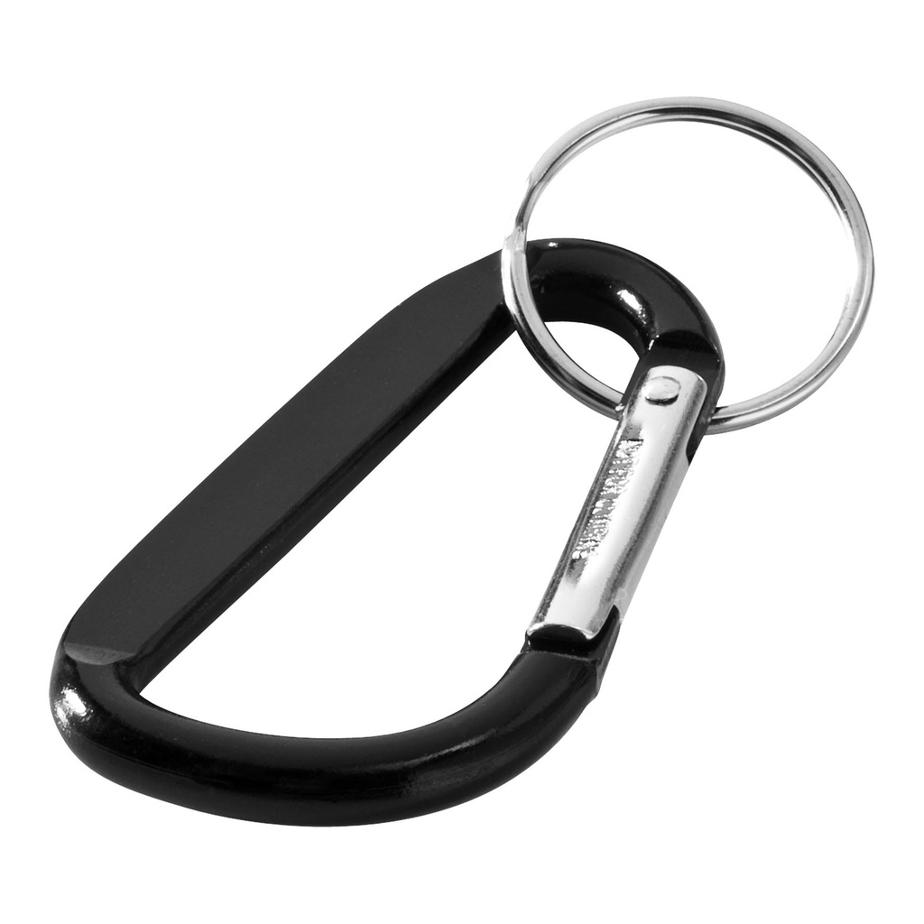 Timor RCS recycled aluminium carabiner keychain