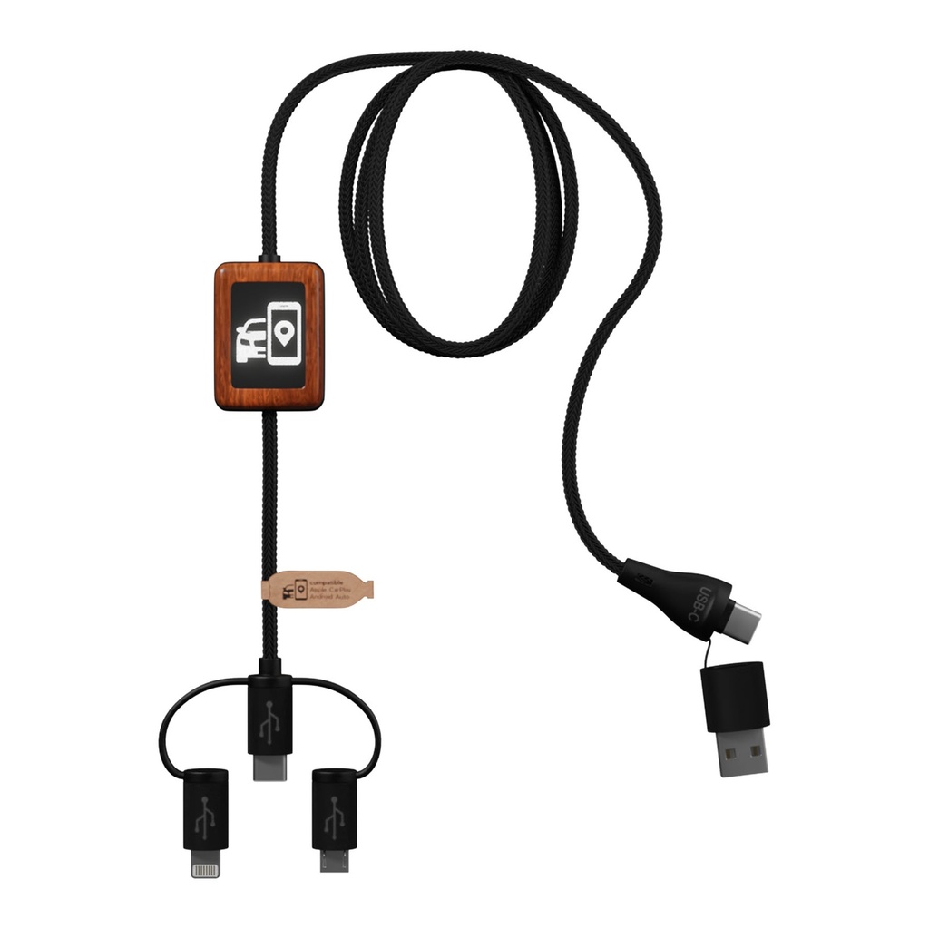 SCX.design C46 5-in-1 CarPlay cable
