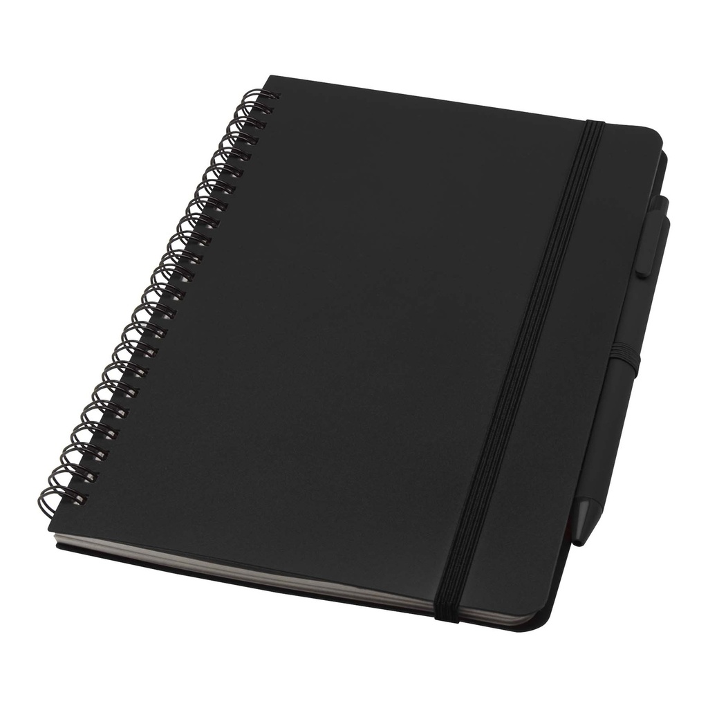 Thalaasa A5 ocean-bound hard cover notebook with ballpoint pen (black ink)