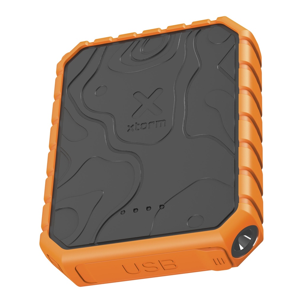 Xtorm XR201 Xtreme 10.000 mAh 20W QC3.0 waterproof rugged power bank with torch