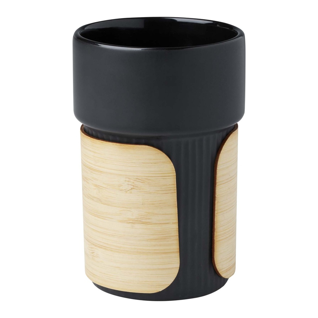 Fika 340 ml tumbler with bamboo sleeve