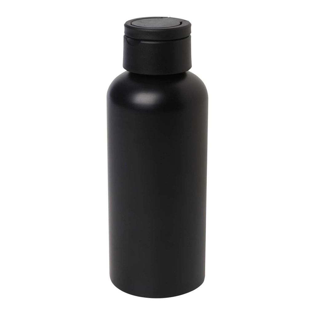 Trinity 600 ml RCS certified recycled aluminium water bottle with RPET lid