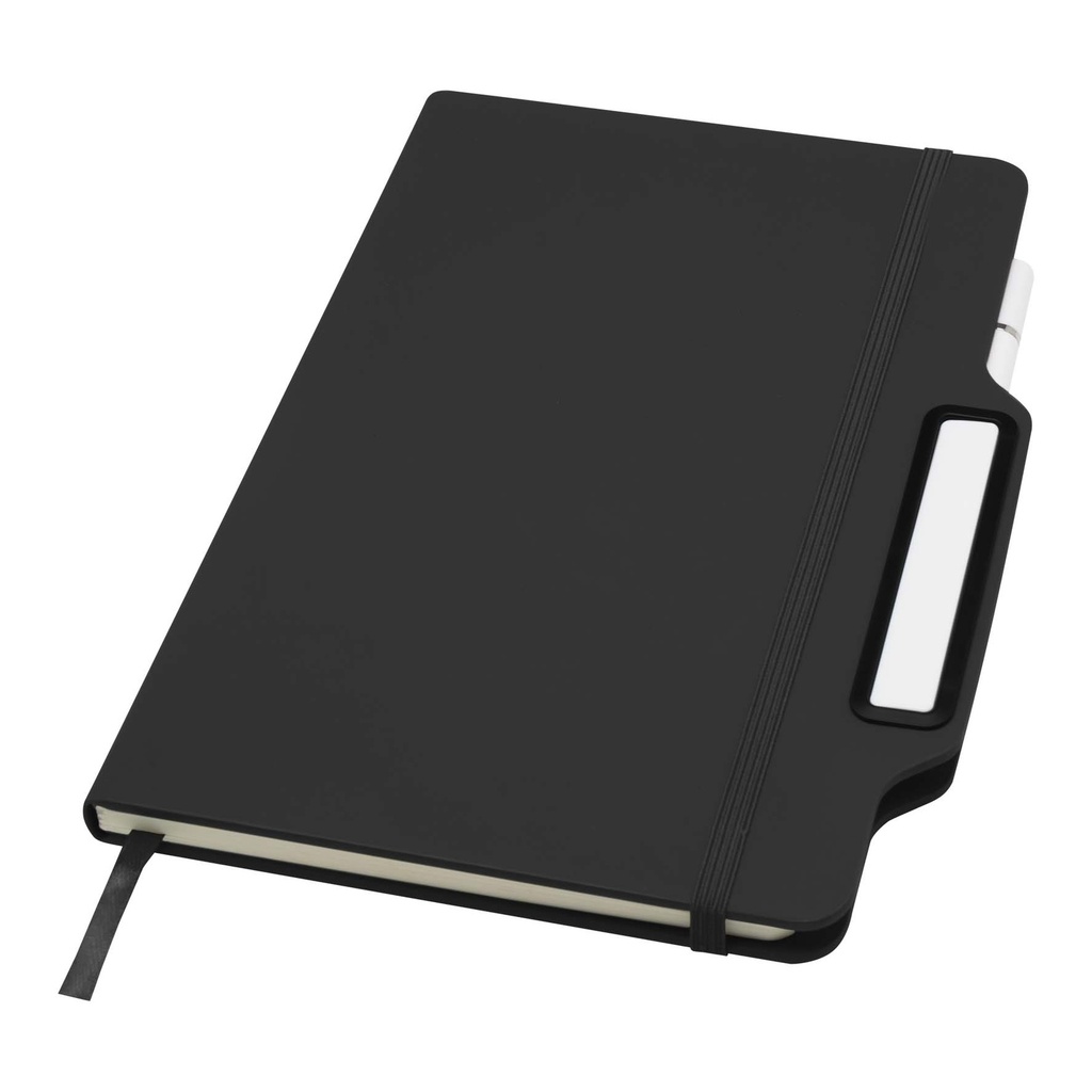 Nexus A5 hard cover notebook with pen and pencil combo (black ink)