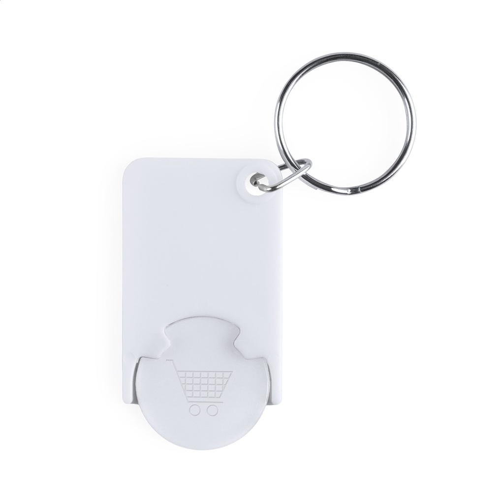 Trolley Coin Keyring