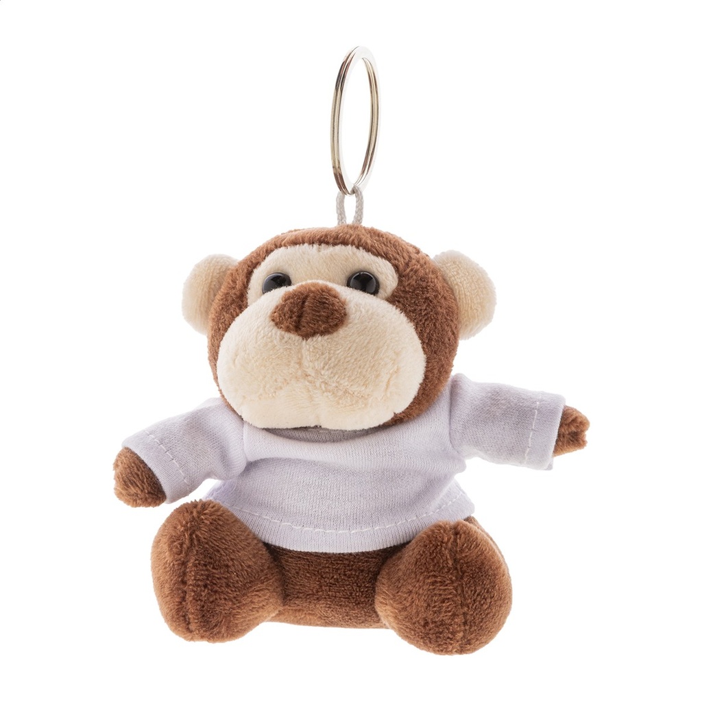Plush Monkey Keyring