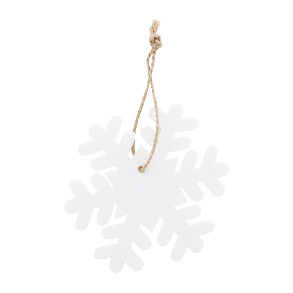 RPET Christmas Tree Ornament, Snowflake