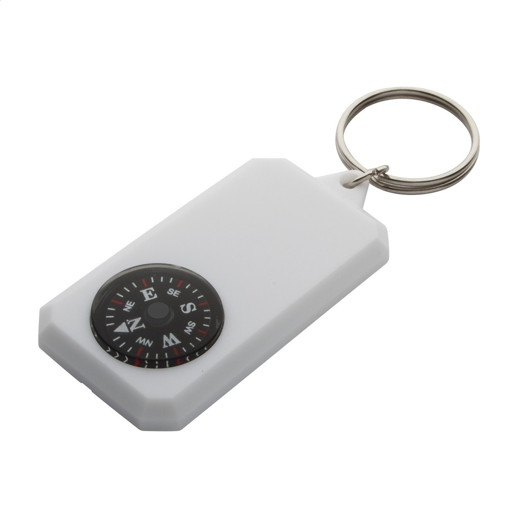 Keyring with Compass