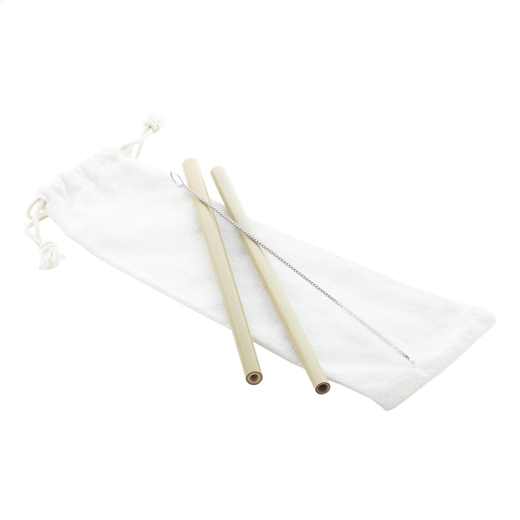 Bamboo Straw Set