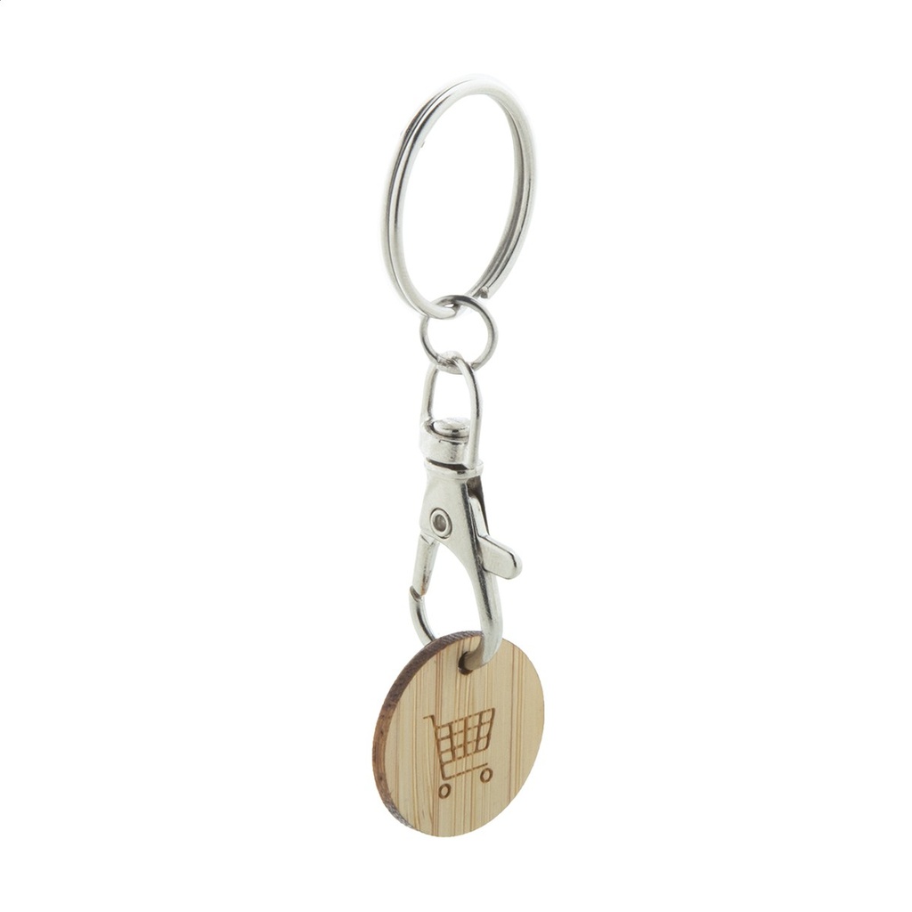 Trolley Coin Keyring