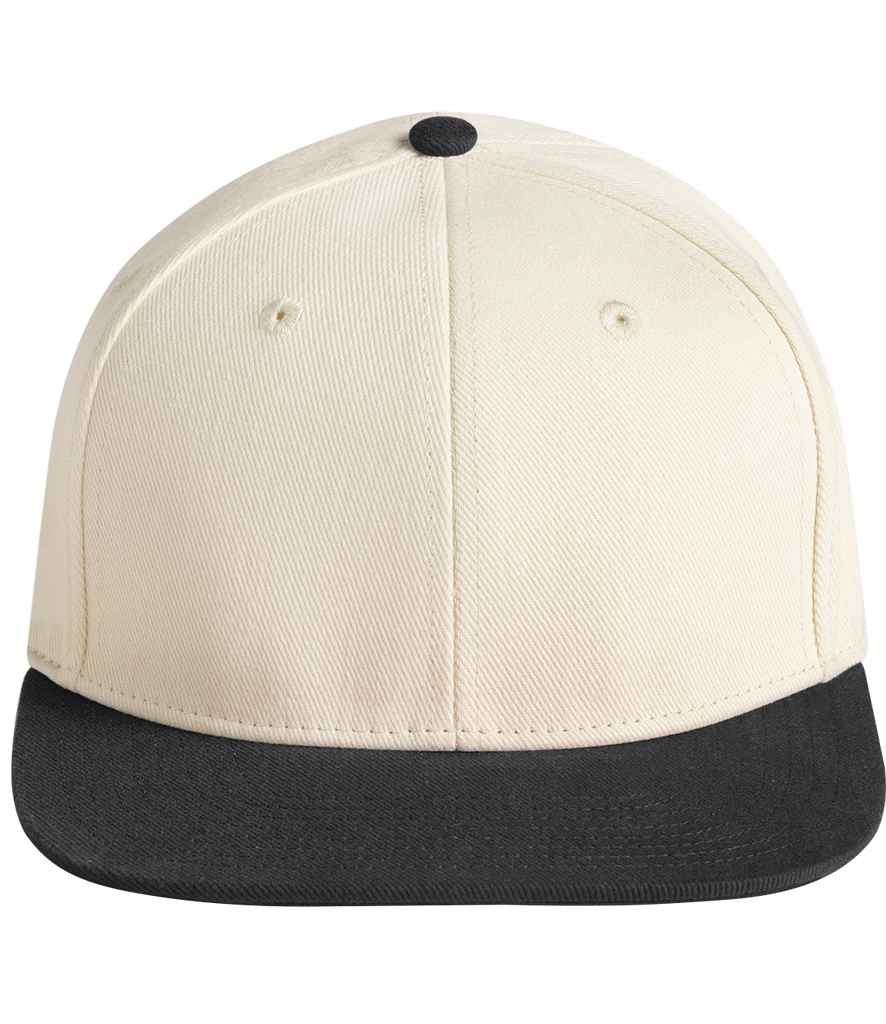 Beechfield Contrast Flat Peak 6 Panel Cap