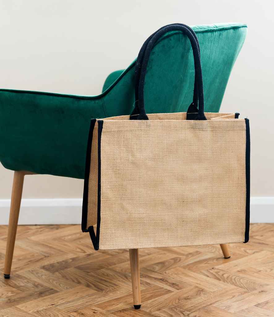 Brand Lab Jute Tipped Shopper