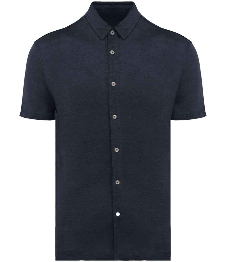 Spasso Short Sleeve Linen Shirt