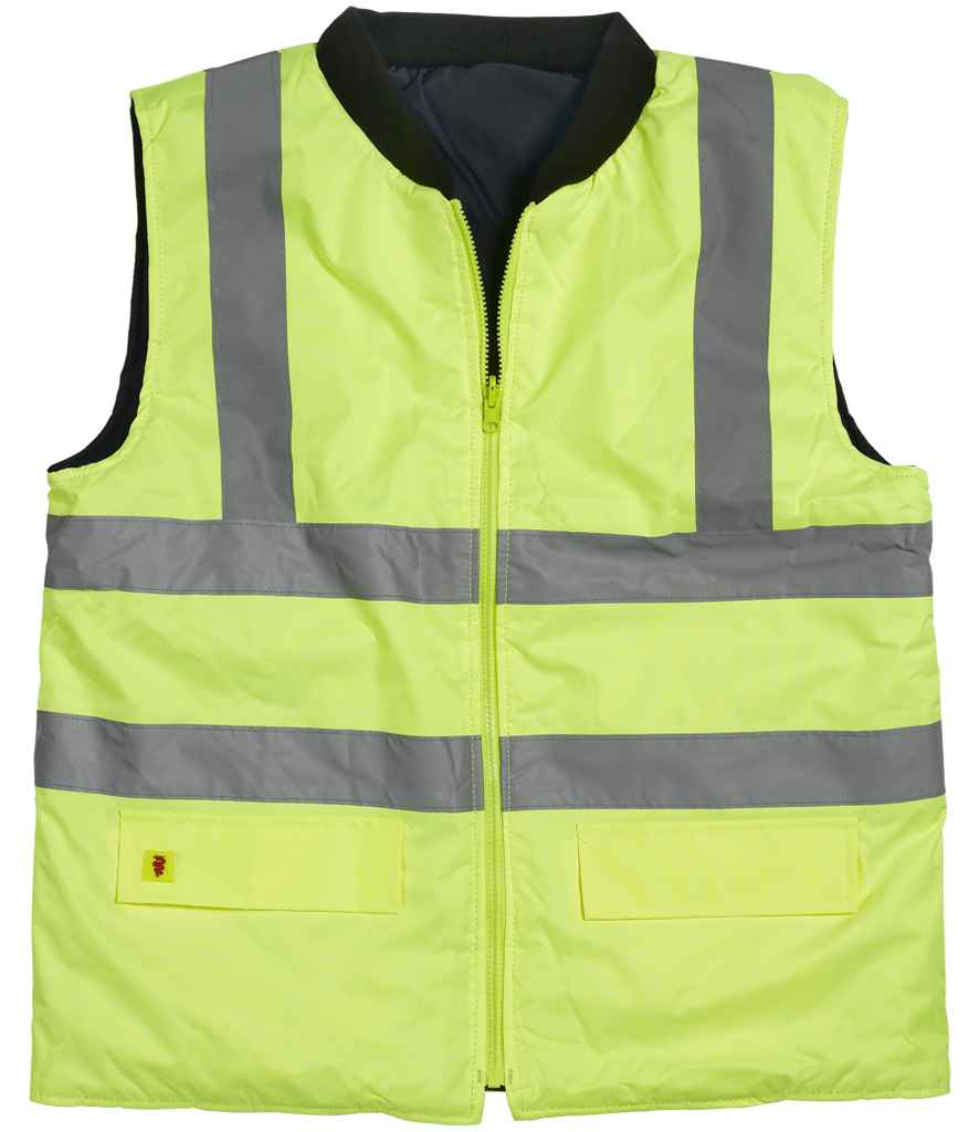 Warrior Hi-Vis Reversible Bodywarmer