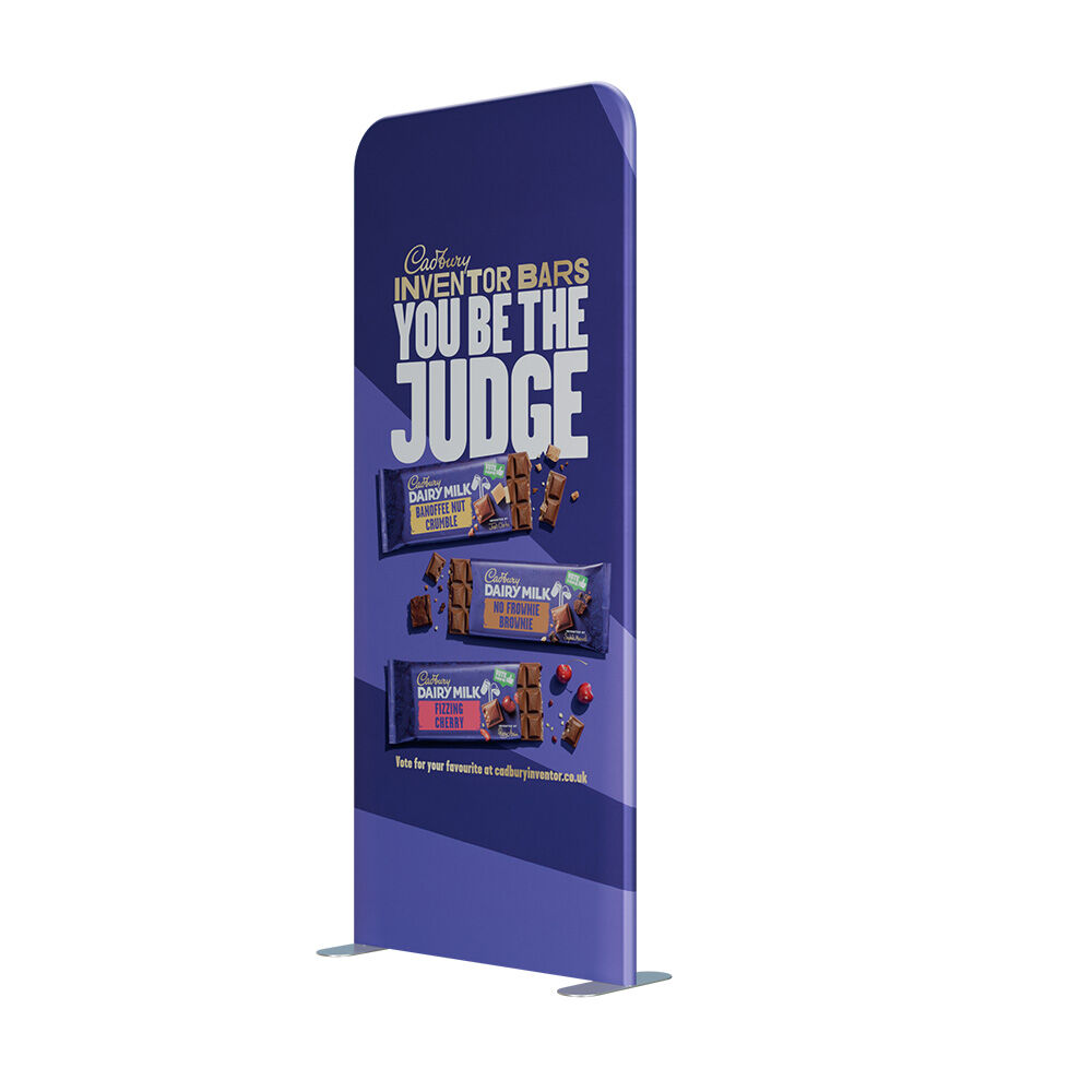 1m Soft Touch Straight Fabric Display