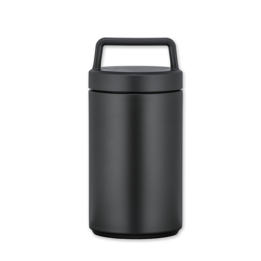 Nordic foodjar with copper layer and porcelain coating, 800 ml