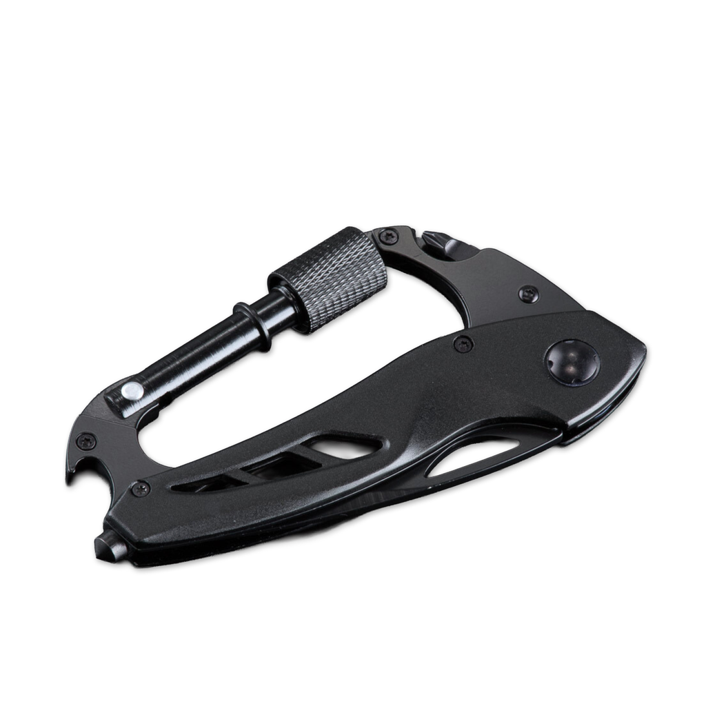 Optima folding knife with carabiner
