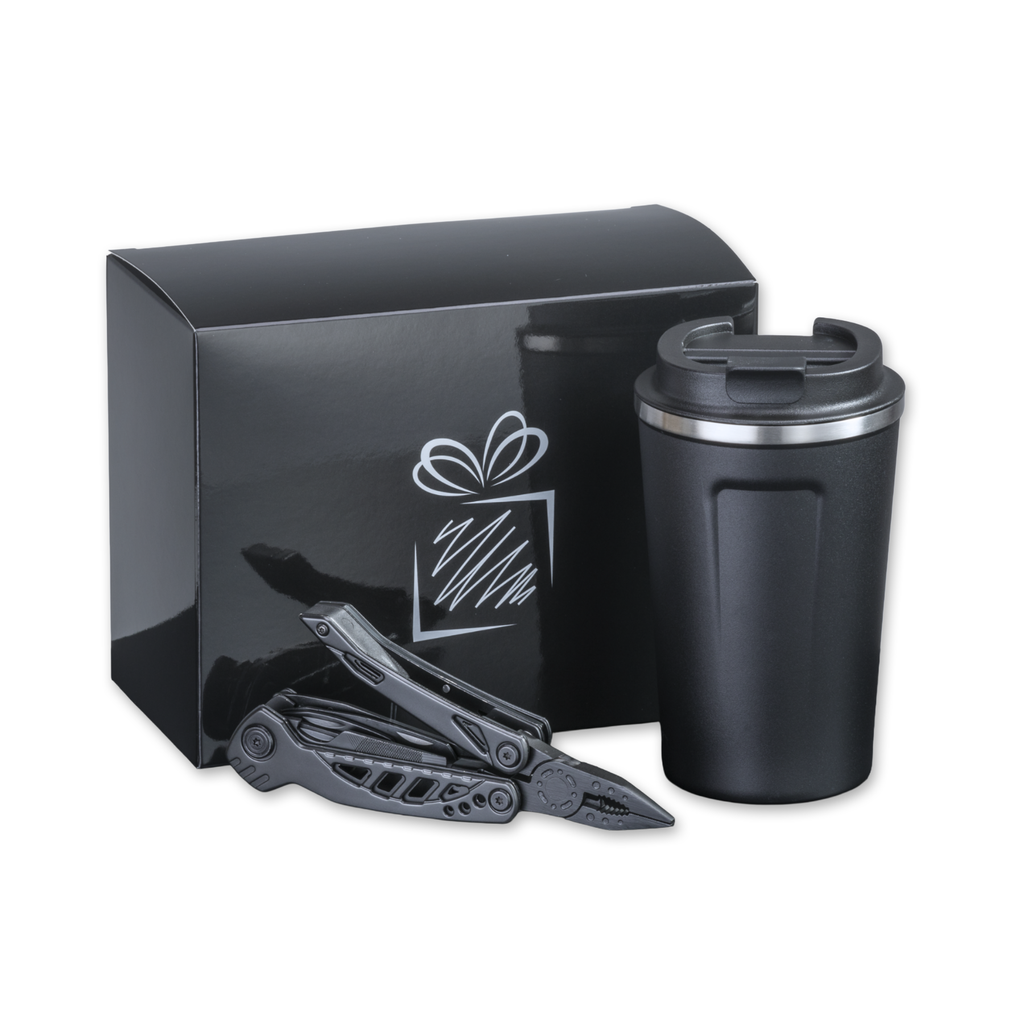 Travel Set II: nordic thermal mug 350 ml and optima multitool