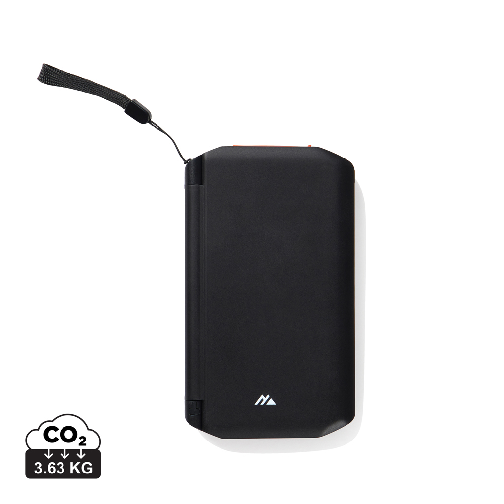 Nordic Drift Titan 10.000mAh solar powerbank with 3 panels