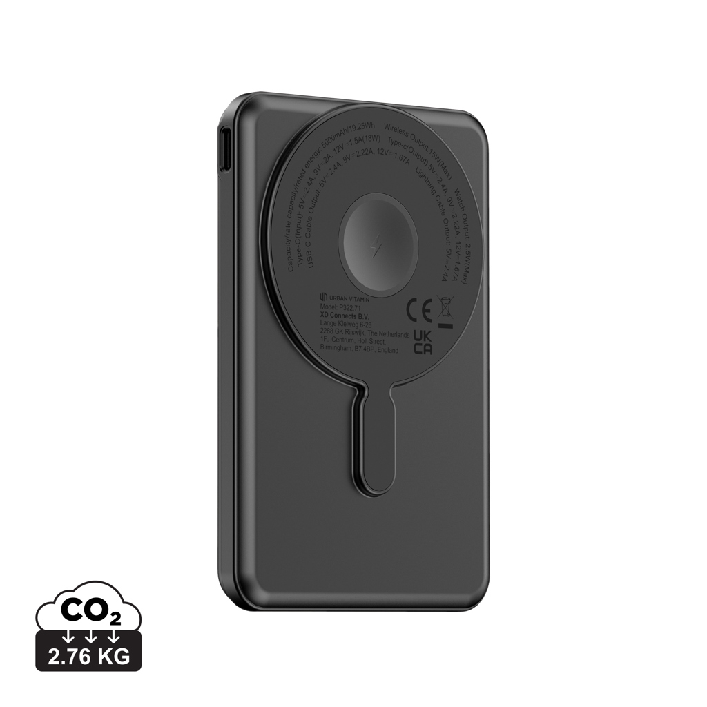 Urban Vitamin Redwood 5in1 5000mah 20W PD magnetic powerbank