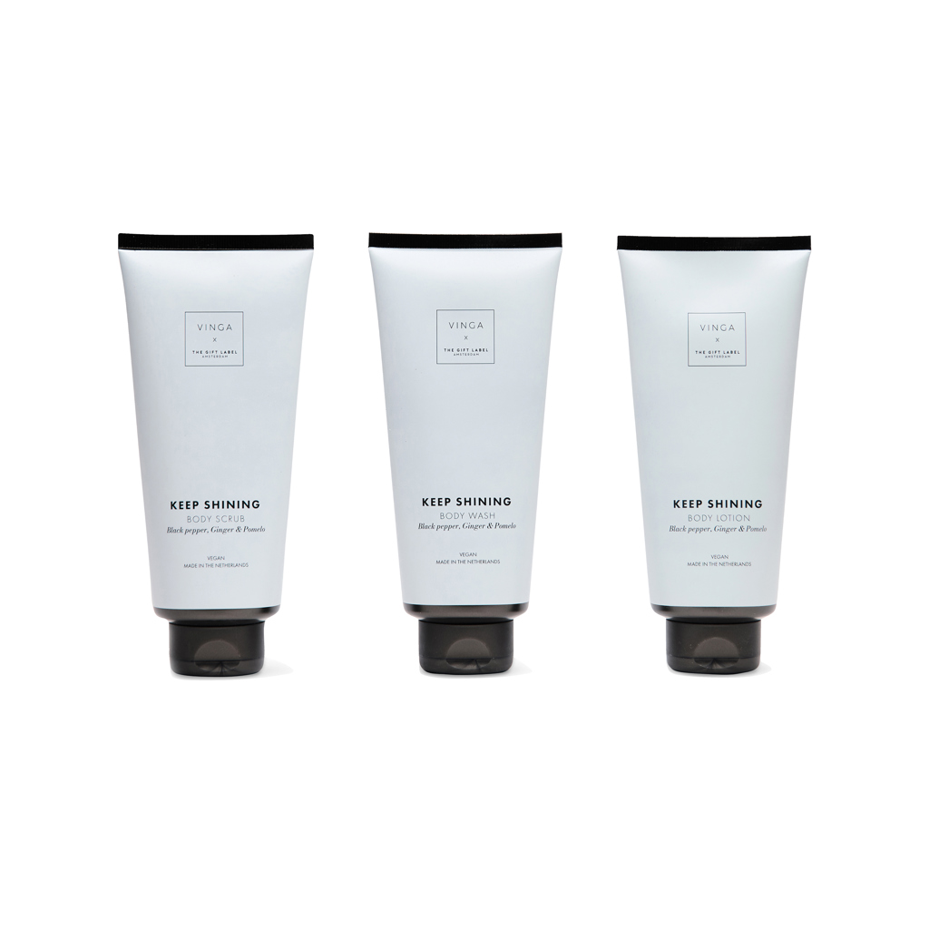 VINGA x TGL body care gift set