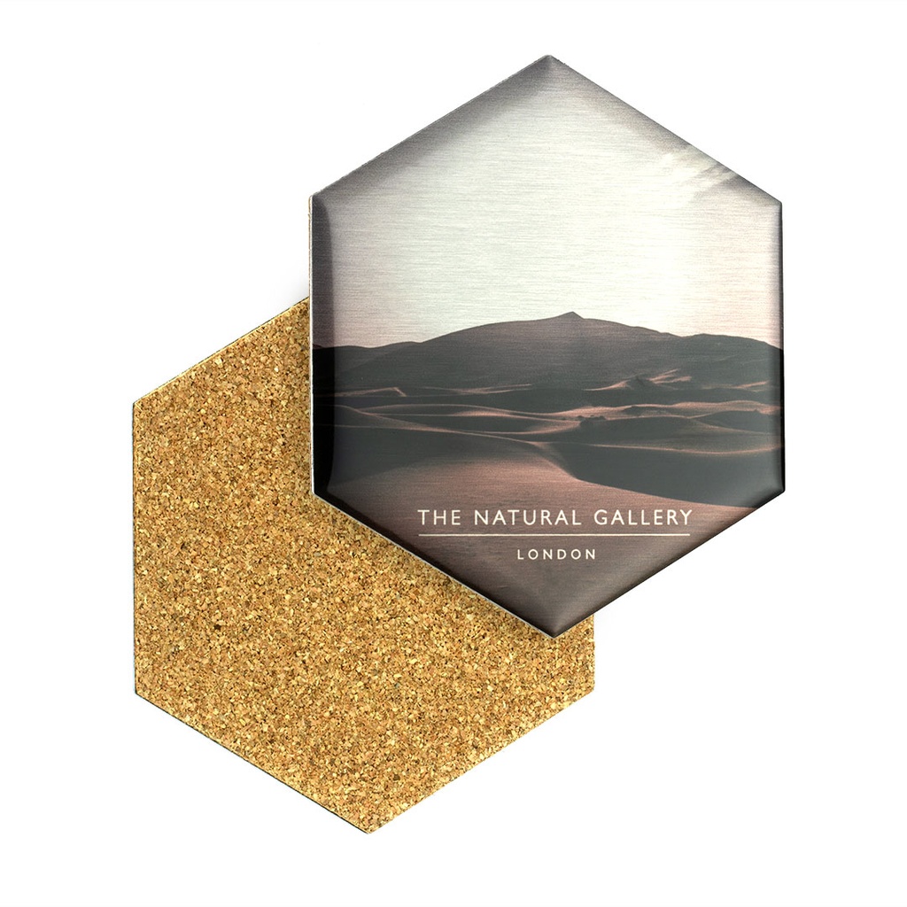 Aluminium Coaster 94mm Hexagon