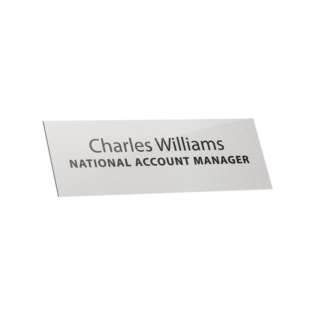 Aluminium Plate To Fit 12 ins x 2 ins Holder